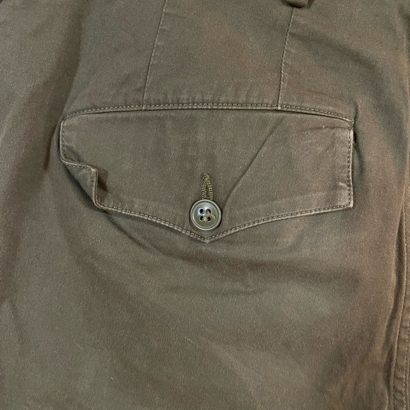 Jimi Roos Designer Army Green Embroidered jogger pants Women’s size 33 W - Picture 3 of 8